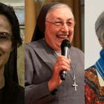 Irmãs Raffaella Petrini e e Yvonne Reungoat e Doutora Maria Lia Zervino  (Vatican News)