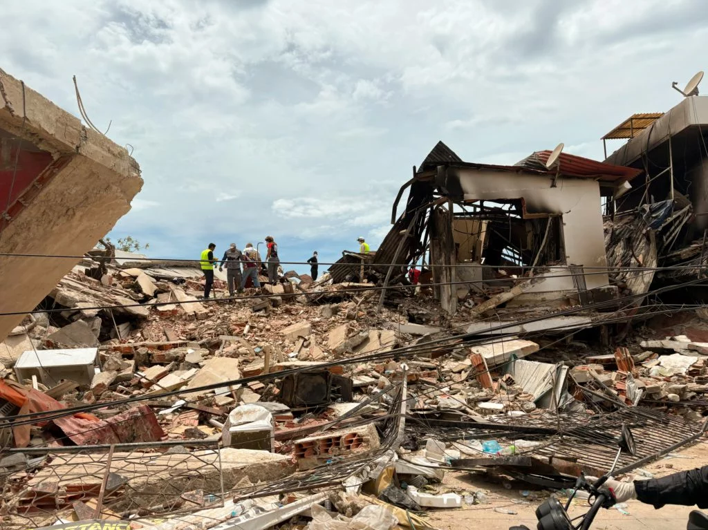 Cidade de La Guaira após terremotos que atingiram a Venezuela em 24/06/2026. ©Mariana Zupo/MSF